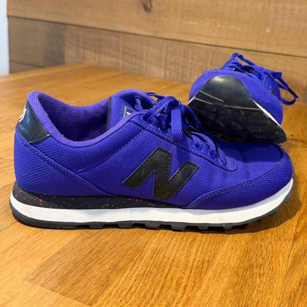 New Balance Purple and Black Sneakers